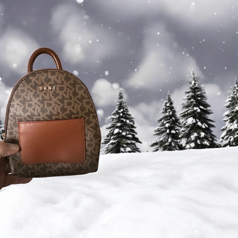 Dkny Cream Logo-Patterned Interior (Mini Small Ba… - image 5